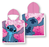 Plážové pončo Lilo and Stitch pink 