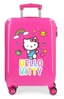 ABS Cestovný kufor Hello Kitty You are cute pink 55 cm